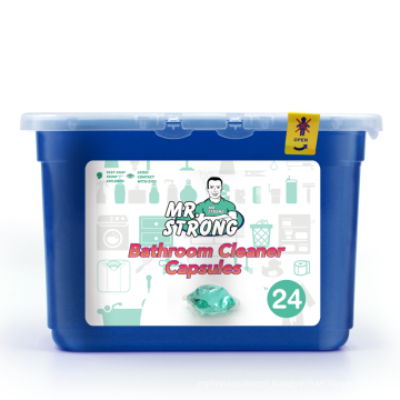 bathroom cleaning pods remove heavy stains